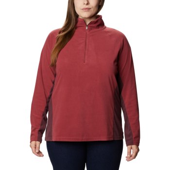 Dámské Mikiny Columbia Glacial IV 1/2 Zip Plus Size Červené FDHIXM638